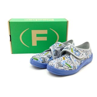 Fischer Jungen Kletthausschuh PC Game grau blau