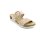 Marco Tozzi Damen Klett Pantolette mit goldener Zierschnalle rose