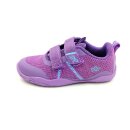 LICO Mädchen Barfuss Kletthallbschuh mit zwei Verschlüssen lila türkis