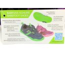 LICO Mädchen Barfuss Kletthallbschuh mit zwei Verschlüssen lila türkis