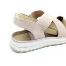 Remonte Damen sportliche Sandale mit Wechselfußbett rosa Glitzer