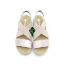 Remonte Damen sportliche Sandale mit Wechselfußbett rosa Glitzer