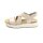 Remonte Damen sportliche Sandale mit Wechselfußbett rosa Glitzer