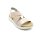 Remonte Damen sportliche Sandale mit Wechselfußbett rosa Glitzer