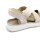 Remonte Damen sportliche Sandale mit Wechselfußbett rosa Glitzer
