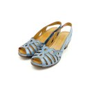 Gemini Damen Sandale kleiner Absatz jeansblau