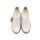 Suave Damen Leder Slipper mit Gummizug kleiner Keil Wechselfußbett beige