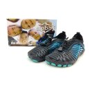 slobby Kinder Barfußschuh schwarz blau kombiniert