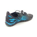 slobby Kinder Barfußschuh schwarz blau kombiniert