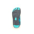 slobby Kinder Barfußschuh schwarz blau kombiniert