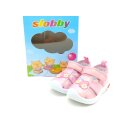 slobby Kinder Klett Sandalenschuh pink Blümchen