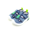 slobby Kinder Klett Sandalenschuh blau Roboter
