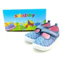 slobby Kinder Klett Ballerina blau kombiniert mit...