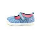 slobby Kinder Klett Ballerina blau kombiniert mit Schriftzug loveyou