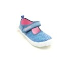 slobby Kinder Klett Ballerina blau kombiniert mit Schriftzug loveyou