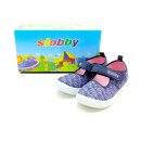 slobby Kinder Klett Ballerina dunkelblau kombiniert mit...