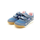 Lico Mädchen Klett Sportschuh grau rosa helle Laufsohle