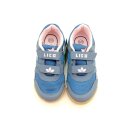 Lico Mädchen Klett Sportschuh grau rosa helle Laufsohle