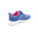Lico Kinder Klett Halbschuh blau pink weiße Laufsohle