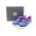 Lico Kinder Klett Halbschuh blau pink weiße Laufsohle