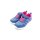Lico Kinder Klett Halbschuh blau pink weiße Laufsohle