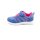 Lico Kinder Klett Halbschuh blau pink weiße Laufsohle