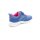 Lico Kinder Klett Halbschuh blau pink weiße Laufsohle