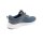 Lico Herren Slipper mit Zierschnürung Stretch blau braun kombiniert