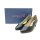 Caprice Damen Pumps mit Wellenschaft 5 cm Absatz schwarz