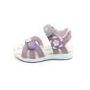 Lico Mädchen Klett Sandale lila mit Blümchen