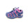 Lico Mädchen Sandale Klettverschluss an der Ferse & Stretchschnürung mit Zipper lila pink
