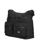 Enrico Benetti Suzie Crossbody Tasche schwarz – Crinkle-Optik