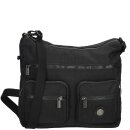 Enrico Benetti Suzie Crossbody Tasche schwarz – Crinkle-Optik