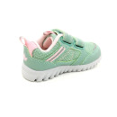 Lico Mädchen Klett Halbschuh mintgrün rosa kombiniert