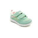 Lico Mädchen Klett Halbschuh mintgrün rosa kombiniert