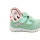 Lico Mädchen Klett Halbschuh mintgrün rosa kombiniert