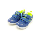 Lico Jungen Klett Halbschuh blau gelb kombiniert