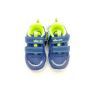 Lico Jungen Klett Halbschuh blau gelb kombiniert
