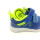 Lico Jungen Klett Halbschuh blau gelb kombiniert