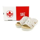 Rieker Damen Pantolette beige mit Glitzersteinchen