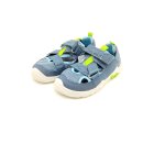 Superfit Jungen Klett Halbschuh durchbrochen blau grau...