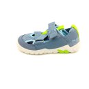 Superfit Jungen Klett Halbschuh durchbrochen blau grau kombiniert
