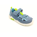 Superfit Jungen Klett Halbschuh durchbrochen blau grau kombiniert