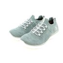 Rieker Damen Sneaker zum schlüpfen mit Zierschnürung grün