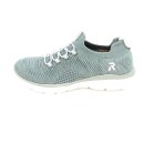 Rieker Damen Sneaker zum schlüpfen mit Zierschnürung grün