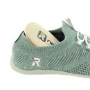 Rieker Damen Sneaker zum schlüpfen mit Zierschnürung grün