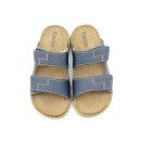 Fischer Herren Klett Pantolette blau