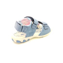 Lico Mädchen Klett Sandale blau mit Herzchen