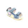 Lico Mädchen Klett Sandale blau mit Herzchen