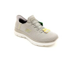 Skechers Damen Slip ins mit Stretch Zierschnürung taupe golden